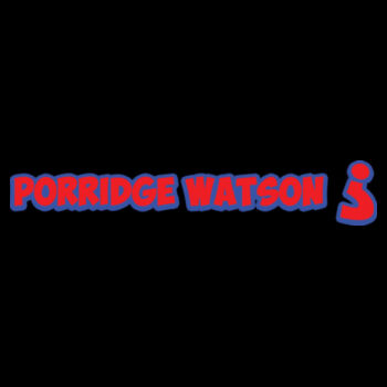 Porridge Watson Front and Back Print - Mens Block T shirt Design
