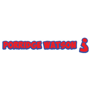 Porridge Watson Front and Back Print - Womens Ringer Tee Design