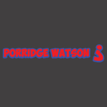Porridge Watson Front and Back Print - Womens Faded Tee Design