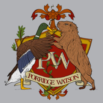 Porridge Watson Emblem - Unisex Stencil Hoodie Design