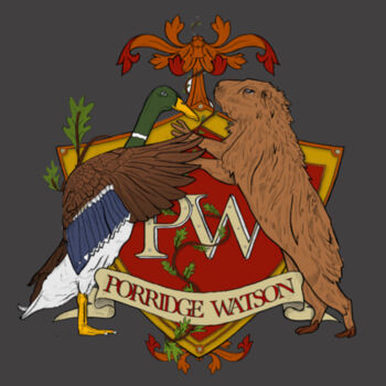 Porridge Watson Emblem - Womens Faded Tee Design