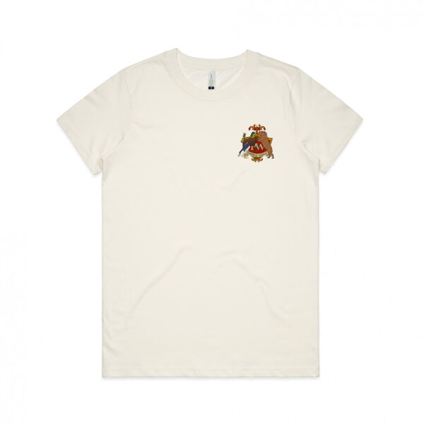 Porridge Watson Emblem - Womens Maple Organic Tee Thumbnail