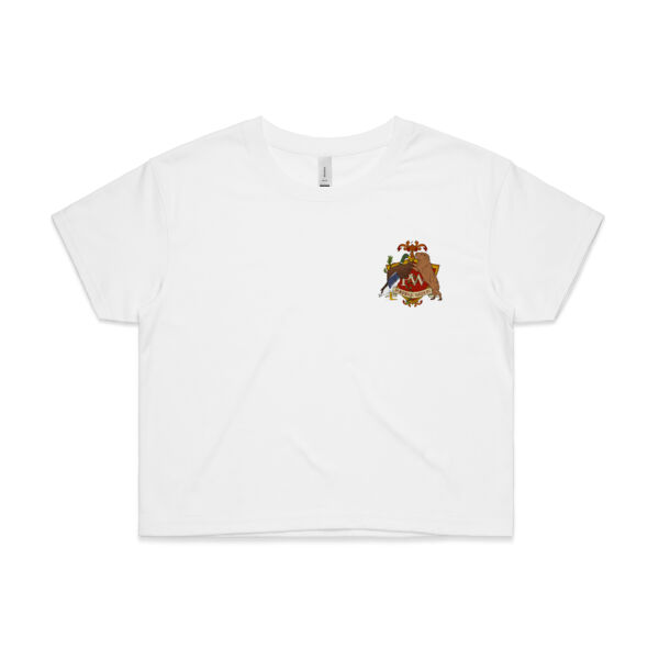 Porridge Watson Emblem - Womens Crop Tee Thumbnail